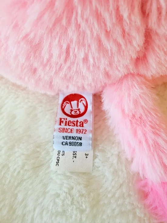 Fiesta Strawberry Pink Cow Plush - Kawaii - Picture 6 of 10